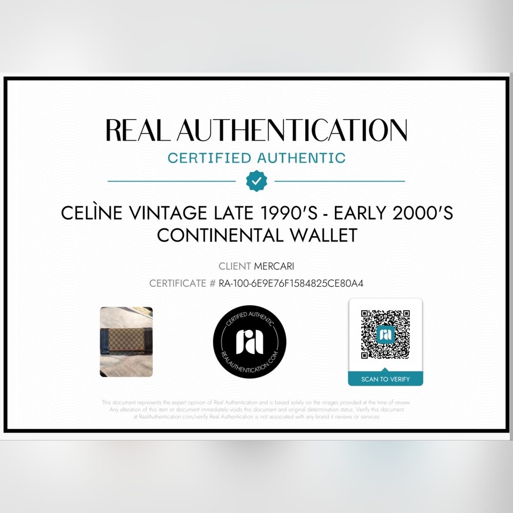 AUTHENTICATED Celìne Vintage Late 1990's - Early 2000's Continental Wallet - Picture 12 of 12